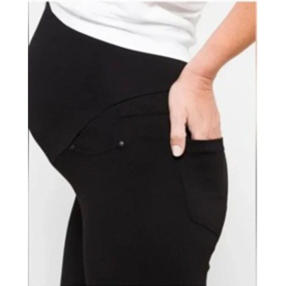 Liverpool black dress jeans/leggings maternity size XL